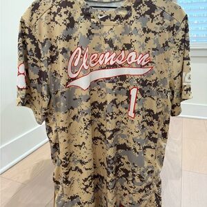 Nike ✔️Clemson Tigers 🐅 Digital Camo Jersey #1 | Men’s Large | Made in Canada 🇨🇦